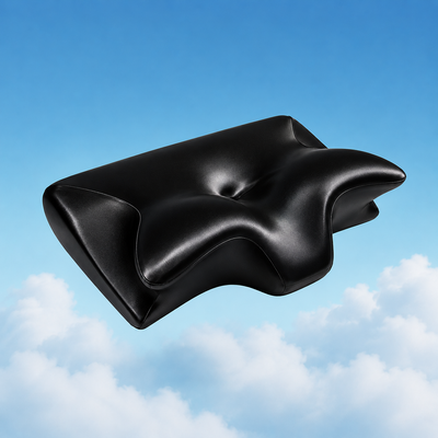 IcyChill Contour Memory Foam Cooling Silk Pillow