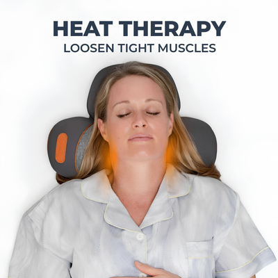 LovaEcho 3-in-1 Memory Foam Cervical Massage Pillow